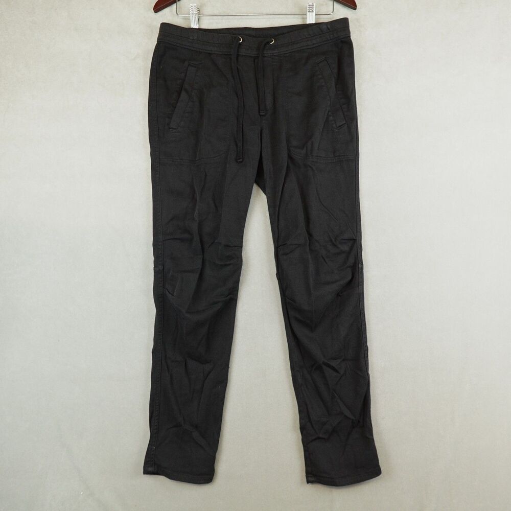 Standard James Perse Pants Soft Drape Joggers Size 2 Medium Black Utility - Picture 2 of 11